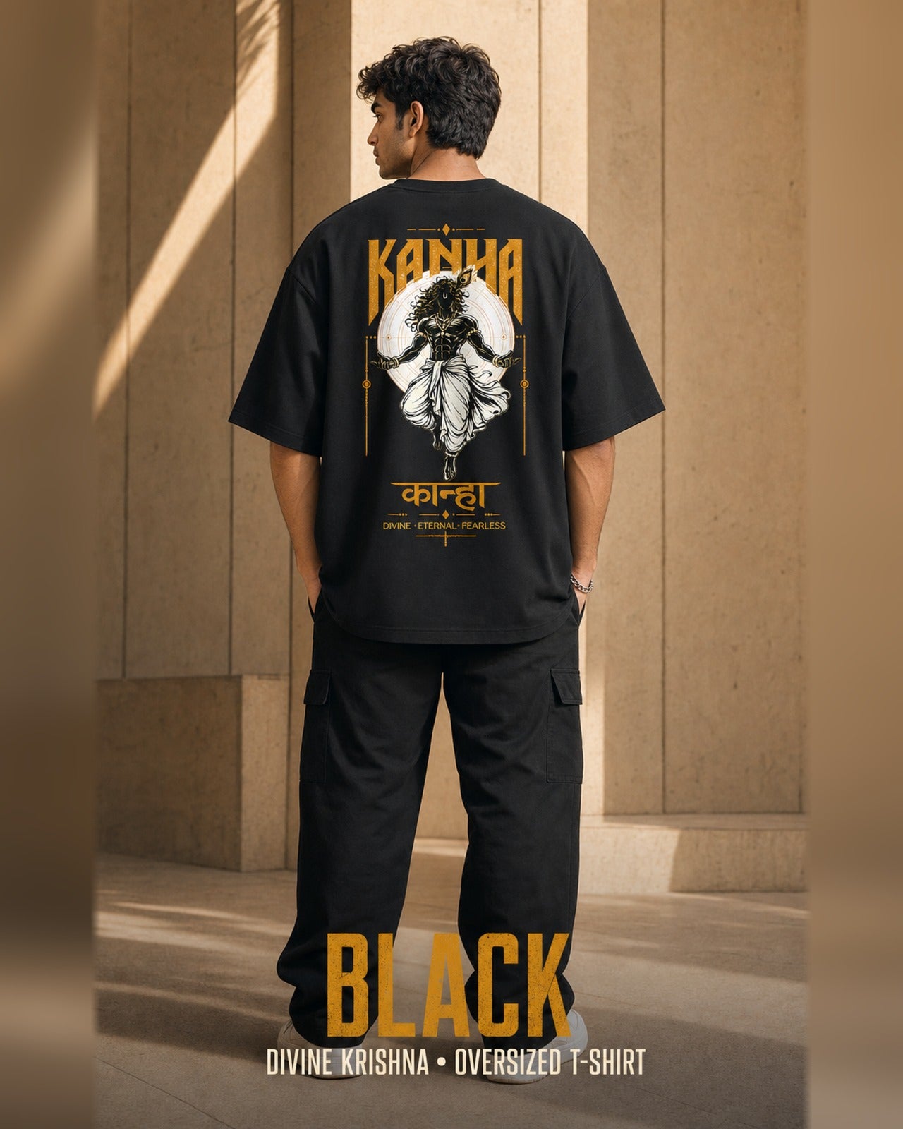 Divine Krishana Oversized Standard T-Shirt