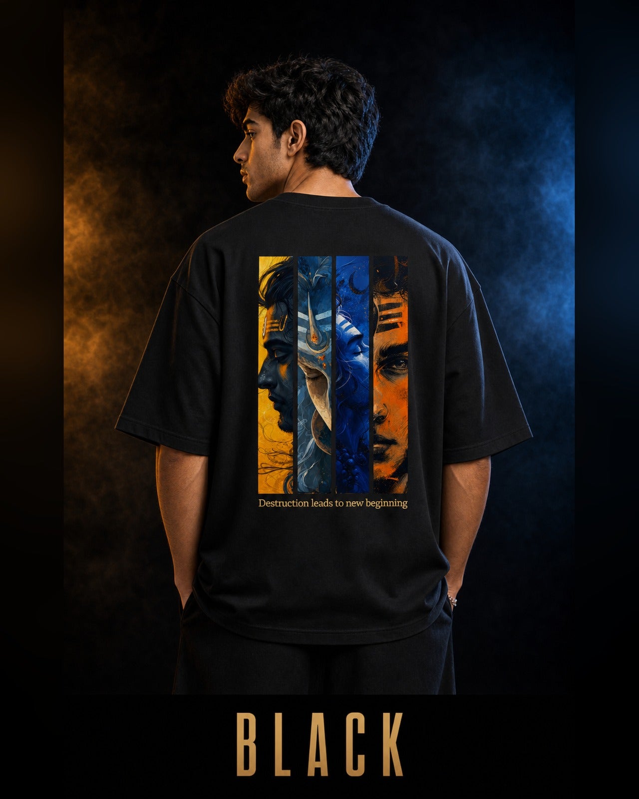 Shiva inner Power Oversized Standard T-Shirt