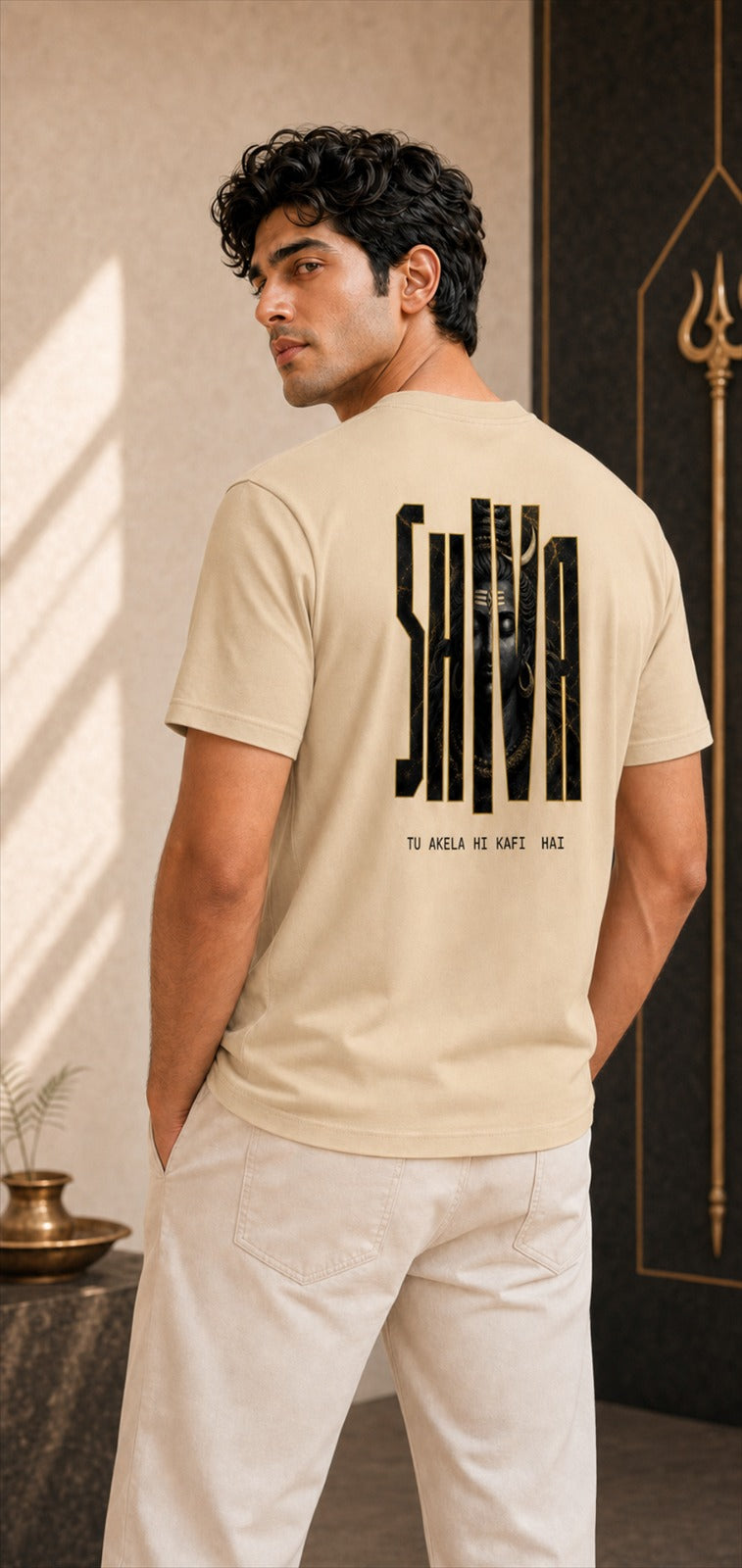 Shiva Typography Classic Crew T-Shirt