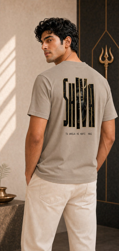 Shiva Typography Classic Crew T-Shirt