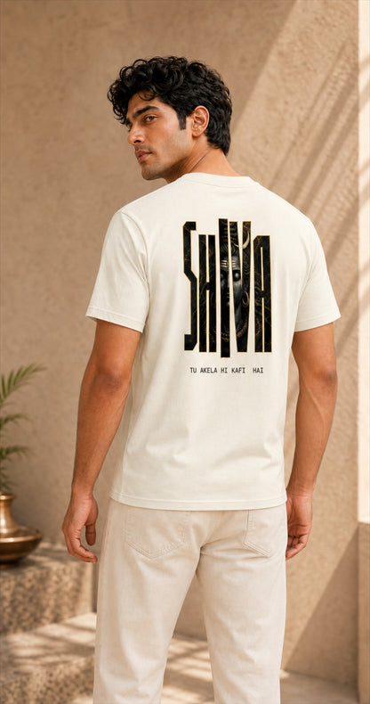 Shiva Typography Classic Crew T-Shirt