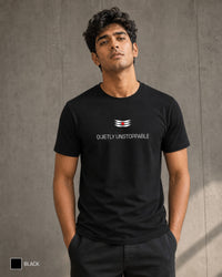 Quietly Unstoppable Motivational Printed T-Shirt – Unisex Crew Neck