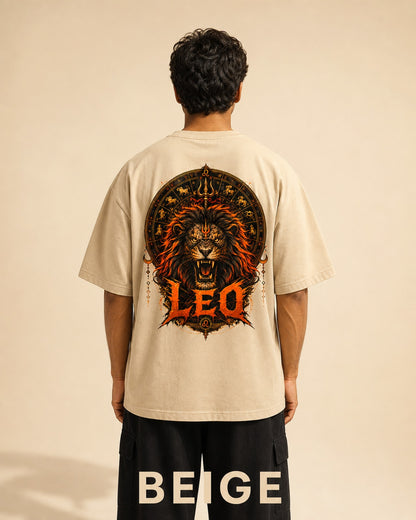 Leo  Simbha Rashi Unisex Oversized Standard T-Shirt