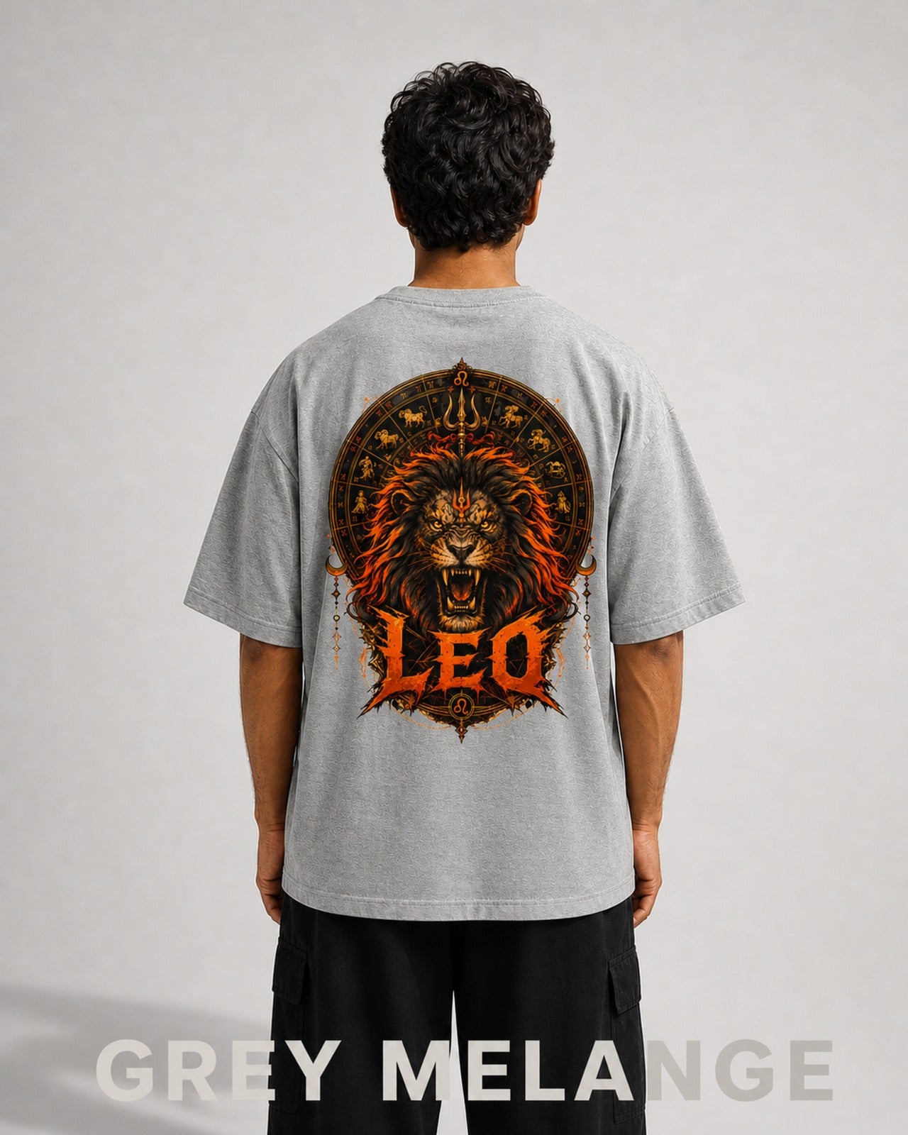 Leo  Simbha Rashi Unisex Oversized Standard T-Shirt