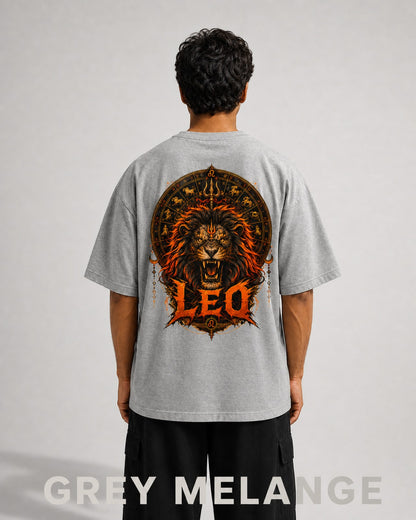 Leo  Simbha Rashi Unisex Oversized Standard T-Shirt