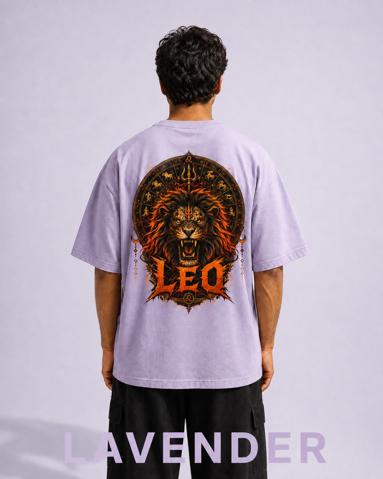 Leo  Simbha Rashi Unisex Oversized Standard T-Shirt