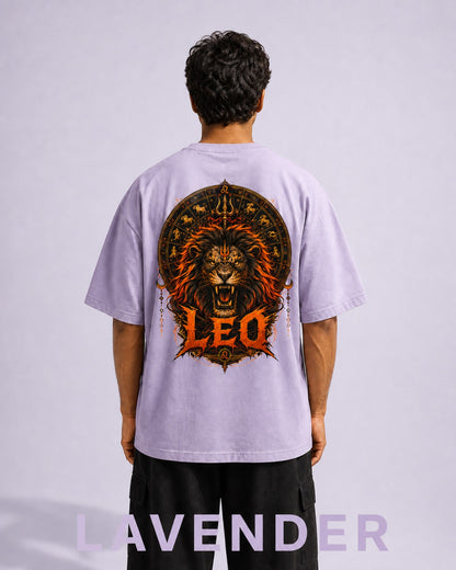 Leo  Simbha Rashi Unisex Oversized Standard T-Shirt